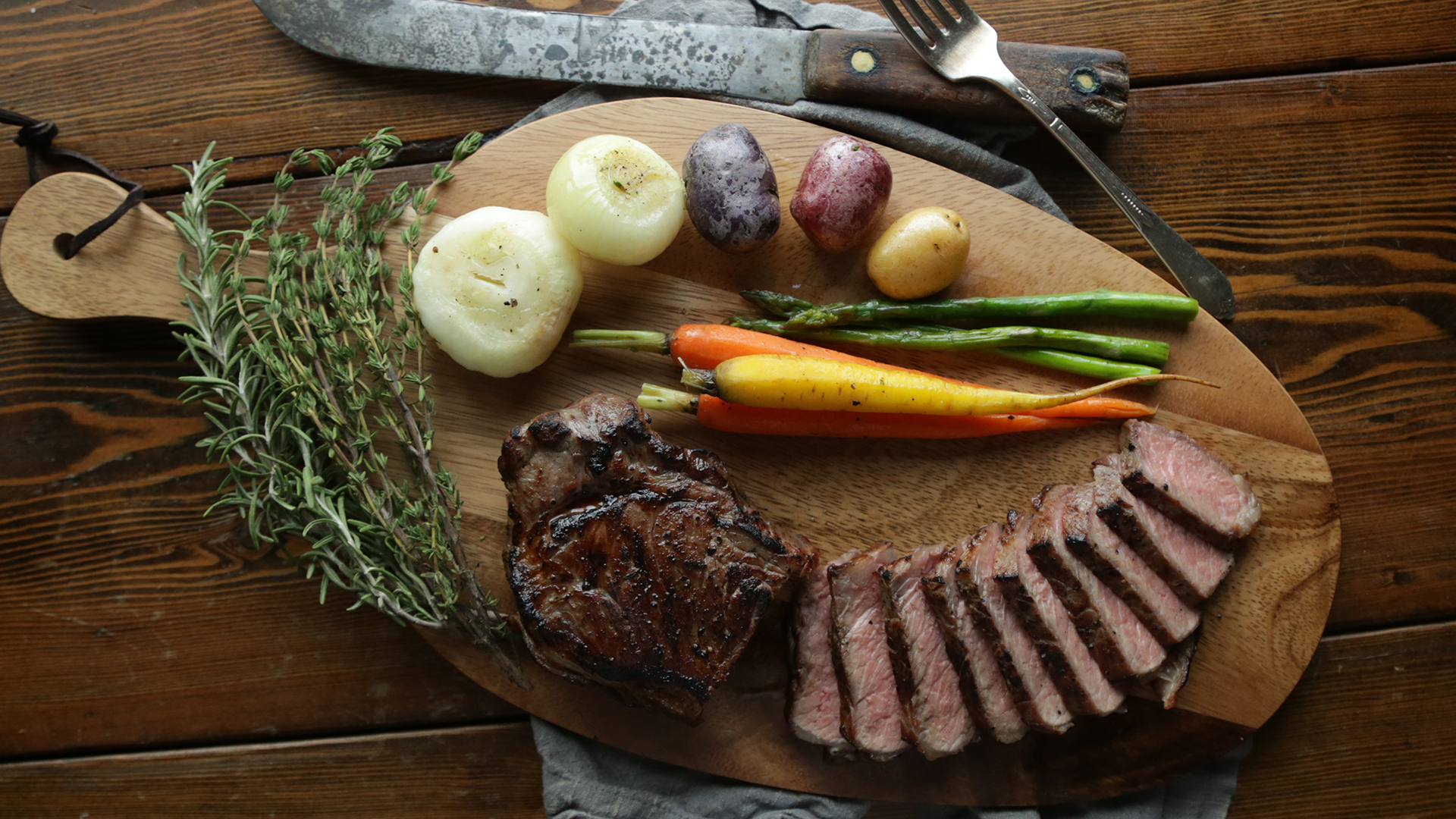 How to Make Sous Vide Steak & Vegetables